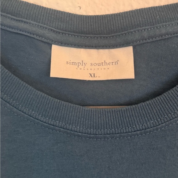 Simply Southern Blue Short Sleeve Tee - Picture 3 of 3